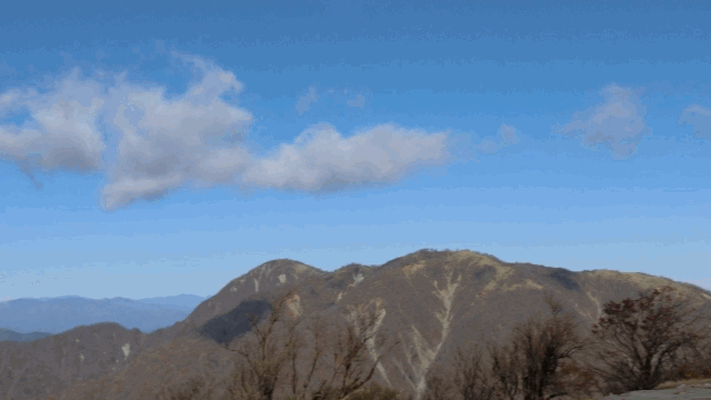 CIMG3668塔ノ岳から景色GIF画像
