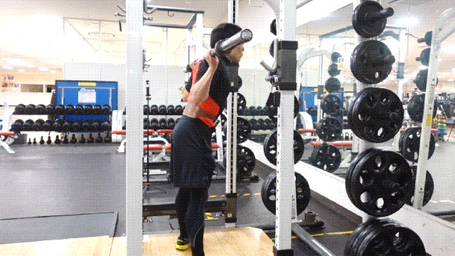 GIF画像スクワット20kg①